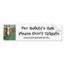 For Safety’s SakePlease Don’t Tailgate...