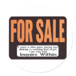 For Sale stickers