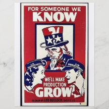 For Someone We Know, We'll Make Production Grow Custom Flyer