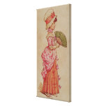 For the Dance, one of a set of 12 illustrations Canvas Prints