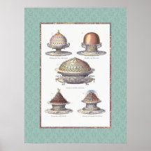 For the Kitchen Wall! Vintage French Pastries Print