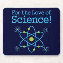 For The Love Of Science Atom Mousemats