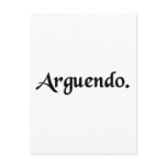 For the sake of argument postcards
