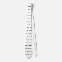 For the sake of argument ties