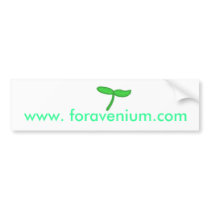 Foravenium Bumper Sticker
