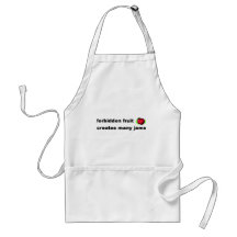 Forbidden fruit creates many jams aprons