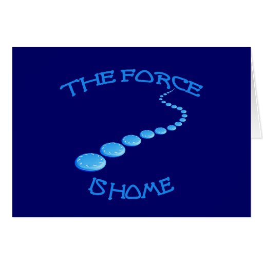 Force is Home Frisbee Cards