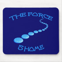 Force is Home Frisbee Mouse Mat