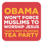 Force Muslims Square Stickers