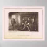 Forced Mug Shot - Victorian Era Rare Crime Photo Poster