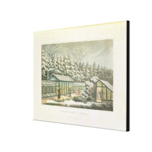 Forcing Garden in Winter, from Fragments on the Th Canvas Print