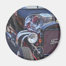 Ford Classic Vintage Hot Rod HDR Picture Photo T Fridge Magnet