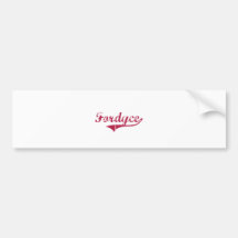 Fordyce Arkansas Classic Design Bumper Sticker