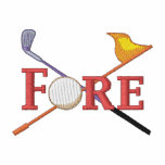 Fore embroidered shirts