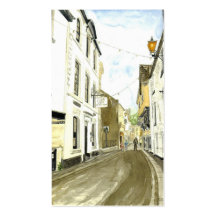 'Fore St., Fowey' Business Card