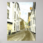 'Fore Street, Fowey' Poster posters