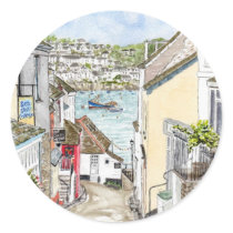 'Fore Street, Polruan' Sticker