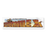 Forecastle Fest X Bumper Sticker bumper stickers