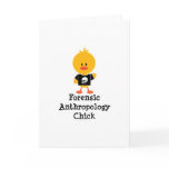 Forensic Anthropology Chick Greeting Card