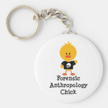 Forensic Anthropology Chick Keychain