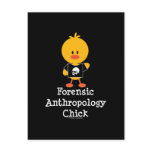 Forensic Anthropology Chick Postcard
