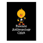 Forensic Anthropology Chick Postcard