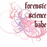 Forensic Science Babe photo sculptures