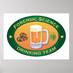 Forensic Science Drinking Team posters
