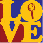 Forensic Science Love photo sculptures