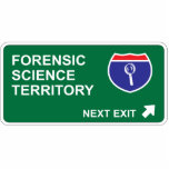 Forensic Science Next Exit photo sculptures