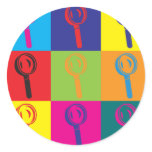Forensic Science Pop Art stickers