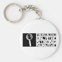 Forensic Science Survive Keychain