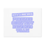 Forensic Scientist Drinking Team postcards