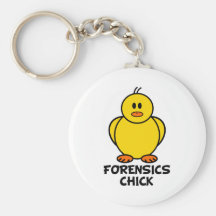 Forensics Chick Key Chain