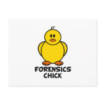 Forensics Chick postcards