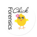 Forensics Chick stickers