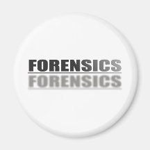 FORENSICS REFRIGERATOR MAGNET