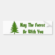 Forest Blessing Bumper Sticker