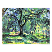 Forest By Paul Cézanne (Best Quality) Custom Announcement