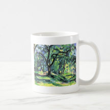 Forest By Paul Cézanne (Best Quality) Mugs
