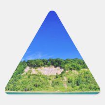 Forest Cliffs by the Lake Sticker