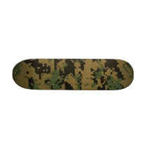 Forest Digital Camouflage Skateboard Mini