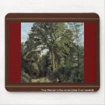 Forest Entrance At Ville D'Avray By Corot Jean-Bap Mousepad
