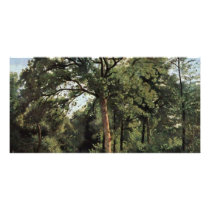 Forest Entrance At Ville D'Avray By Corot Jean-Bap Customized Photo Card