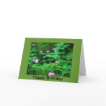 Forest Flowers, Happy Brithday cards