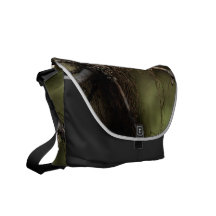 Forest Fuzz; No Text Courier Bag