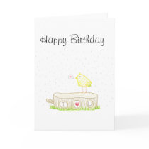 Forest I love you doodle Greeting Card