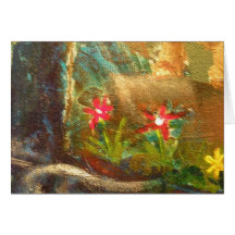 Forest of Life , Kelsey's Red Flowers Card