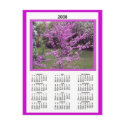 FOREST PANSY REDBUD CALENDAR postcards