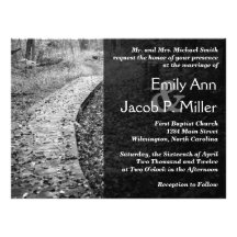 Forest Path Wedding Invitations